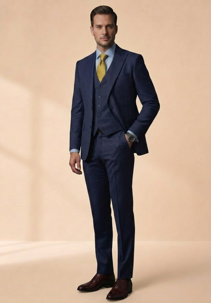 Tie Man - Beige Classic Suit